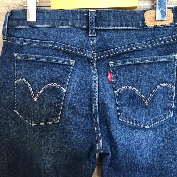 Levi’s 515 Bootcut Dark Wash Jeans Size 6 - Picture 5 of 8